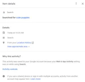 Jak znaleźć historię wyszukiwania Google