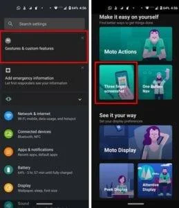 Android 10: Jak zrobić zrzut ekranu trzema palcami