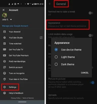 Cómo habilitar el modo oscuro en Google Play