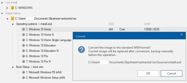 Truyền tải bản cài đặt Windows 10
