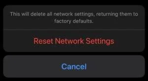 iPhone: zresetuj ustawienia sieciowe