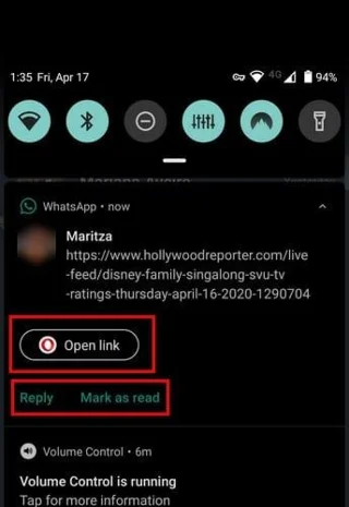 Android 10: beantwoord enkele of meerdere berichten vanuit de meldingsbalk