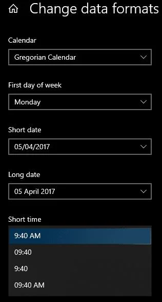 Windows 10: Cómo cambiar a un reloj de 12 horas