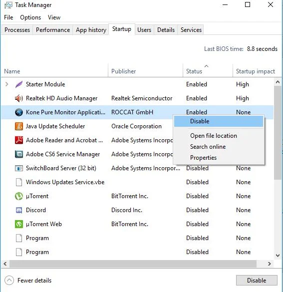 Kontrolowanie uruchamiania aplikacji w systemie Windows 10