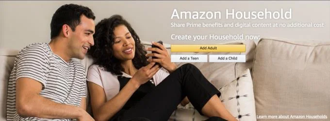 Konfigurowanie profili Amazon Prime dla dzieci