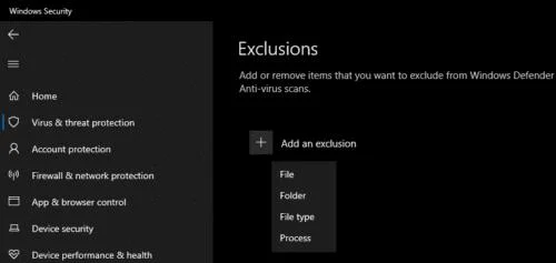 Windows 10: Cách loại trừ tệp khỏi Windows Defender