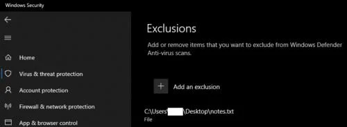 Windows 10: Cách loại trừ tệp khỏi Windows Defender