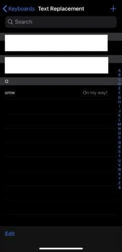 iPhone: automatische tekstvervanging configureren