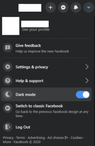 Facebook: Jak włączyć tryb ciemny