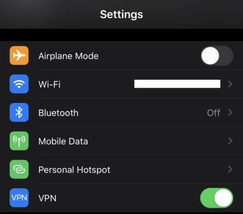 iPhone: วิธีปิด VPN