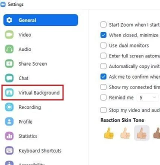 Como adicionar um plano de fundo virtual a uma reunião com zoom