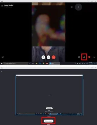 Skype：画面を誰かと共有する方法