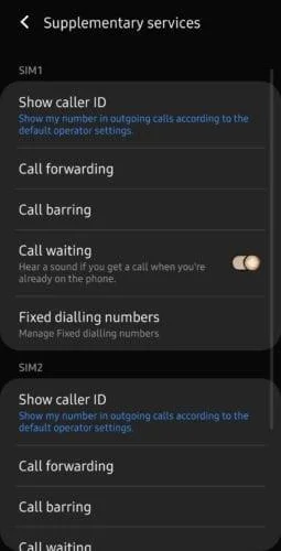 Samsung Galaxy s10: nummer/beller-ID verbergen