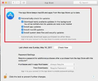 Desativar tela de atualização de software Apple