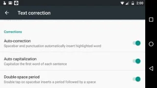 Moto G5: Wyłącz korekcję pisowni
