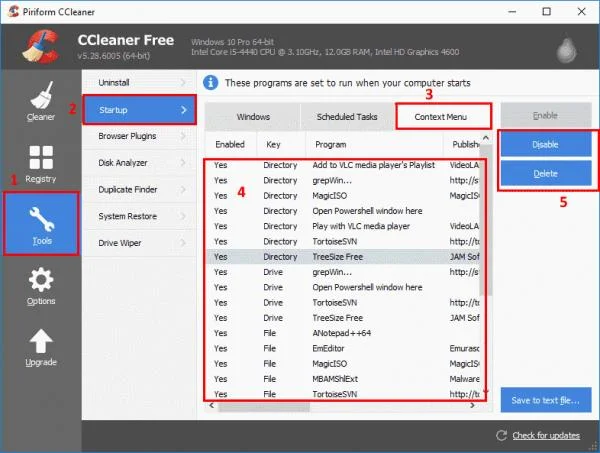 Windows: Nhấp chuột phải vào tệp & thư mục chậm