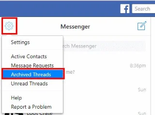 Facebook: Znajdź zarchiwizowane wiadomości