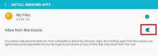 Waar is "Installatie van onbekende bronnen toestaan" in Android gebleven?