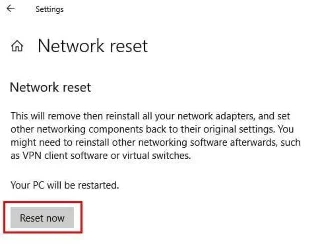 ネットワークリセットを使用してWindows10でネットワークアダプタをリセットする方法