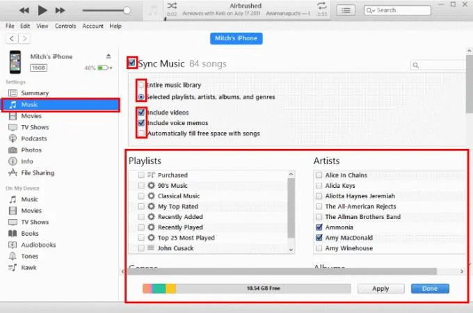 Muziek overzetten van computer naar iPhone, iPad of iPod met iTunes