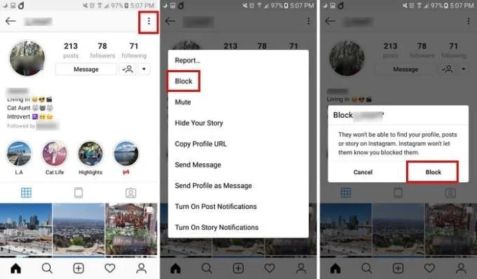 Jak zablokować lub odblokować kogoś na Instagramie? Jak zablokować lub odblokować kogoś na Instagramie?