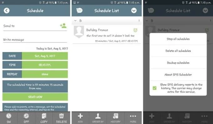 Een SMS-bericht plannen op elk Android-apparaat