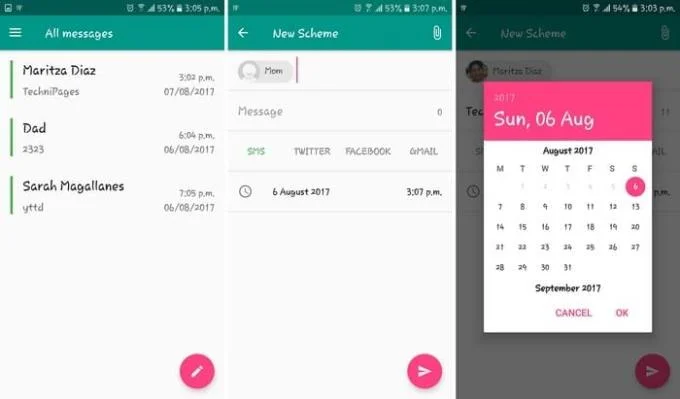 Een SMS-bericht plannen op elk Android-apparaat