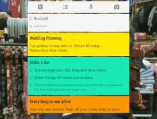 Thêm ghi chú lời nhắc vào màn hình chính Android