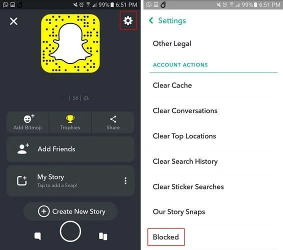 Cách chặn và bỏ chặn ai đó trên Snapchat