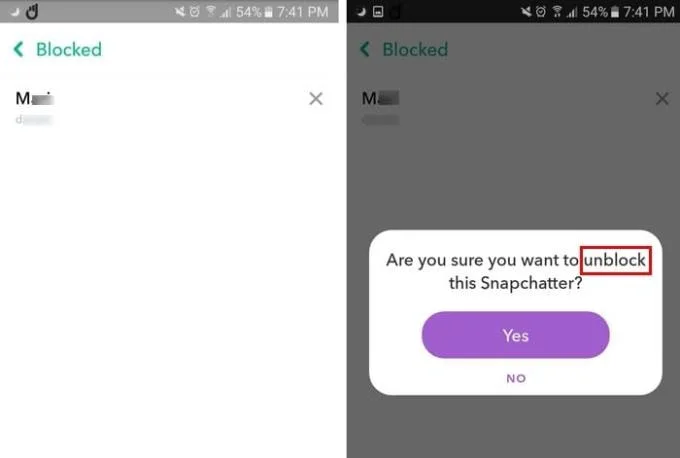 Cách chặn và bỏ chặn ai đó trên Snapchat