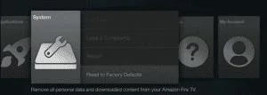 Comment réinitialiser la clé Amazon Fire TV aux paramètres d'usine