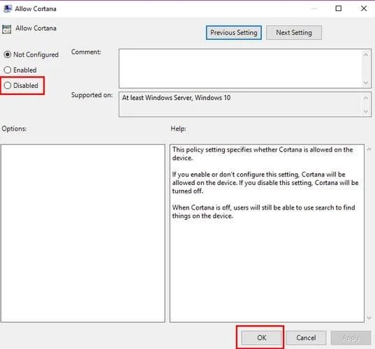 Cómo desactivar la pantalla de bloqueo de Cortana en Windows 10