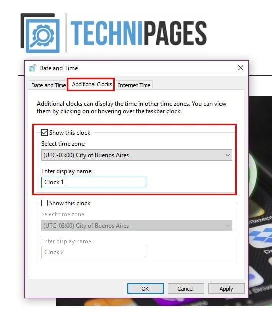 Cómo agregar diferentes relojes de zona horaria en Windows 10