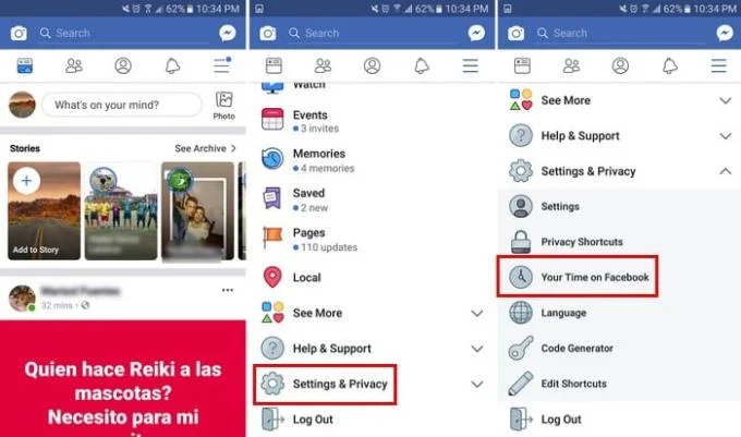 Jak śledzić czas użytkowania na Facebooku