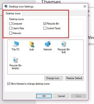 Bật biểu tượng PC này trên màn hình cho tất cả người dùng Windows 10