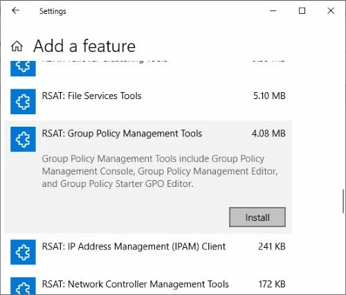 Windows 10: Cài đặt Bảng điều khiển Quản lý Chính sách Nhóm
