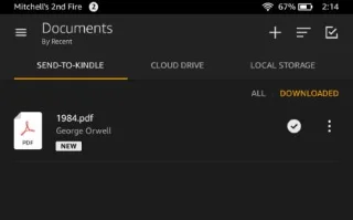 Kindle Fire: PDF-bestanden overzetten en lezen