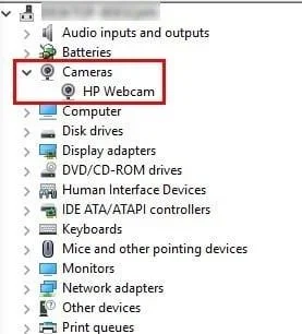Cách tìm ứng dụng bằng Webcam của máy tính trong Windows 10