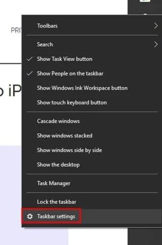 Qué hacer cuando la barra de tareas no se oculta en Windows 10