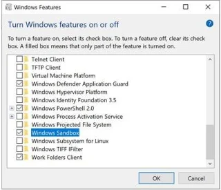 Windowsサンドボックスの使用方法