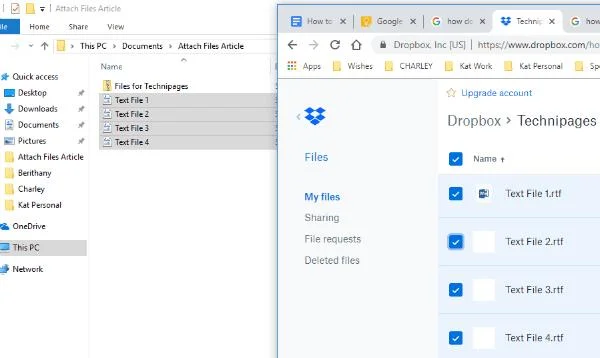 Jak wysyłać pliki w wiadomości e-mail, gdy plik jest za duży?