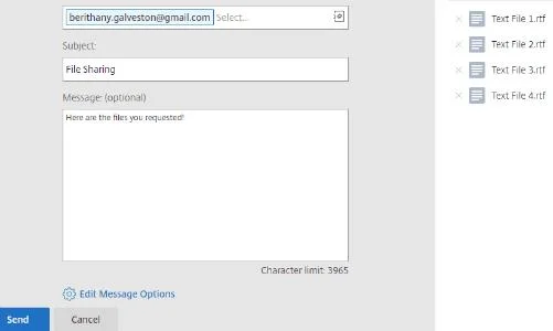 Jak wysyłać pliki w wiadomości e-mail, gdy plik jest za duży?