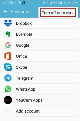 Jak włączyć, wyłączyć i zarządzać Google Sync