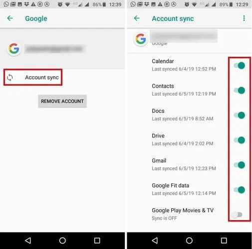 Jak włączyć, wyłączyć i zarządzać Google Sync