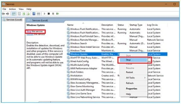 Cómo detener las actualizaciones de Windows 10 en curso