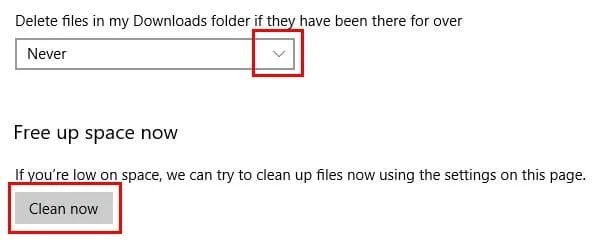 Ngăn Windows 10 tự động làm trống thùng rác