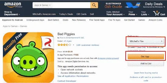 Cómo descargar e instalar aplicaciones en Amazon Fire