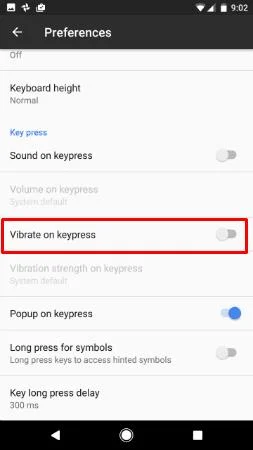Google Pixel: haptische feedback in- of uitschakelen