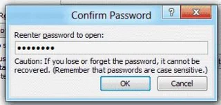 Word 2016: Arquivo de documento protegido por senha