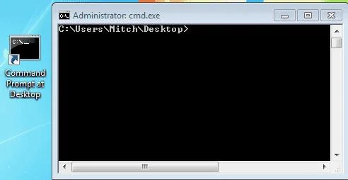 Windows: Tạo Command Prompt mở đến vị trí thư mục cụ thể